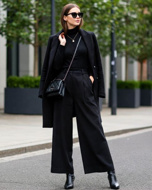 Francouzka ve stylovém outfitu