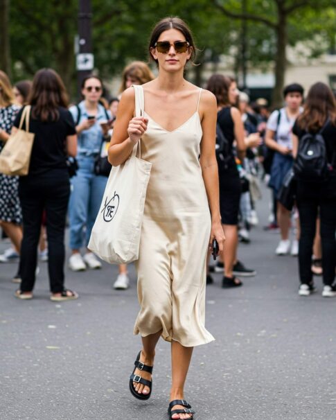 Francouzka ve stylovém outfitu