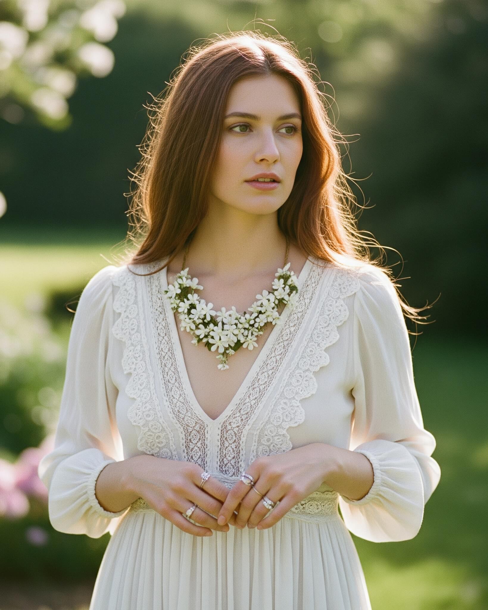 Žena ve stylovém outfitu
