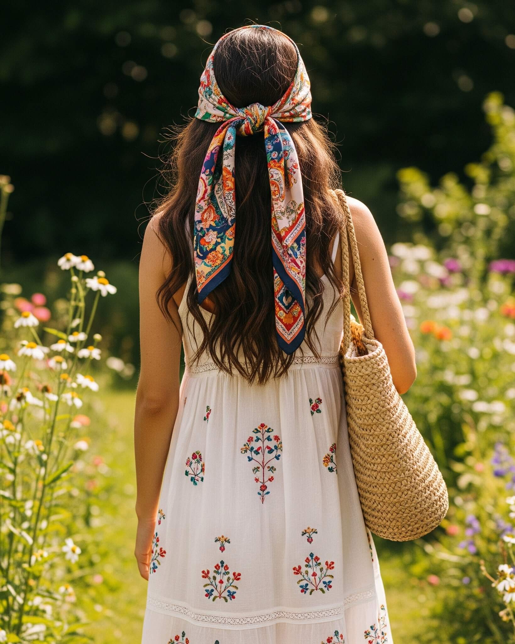 Žena ve stylovém outfitu