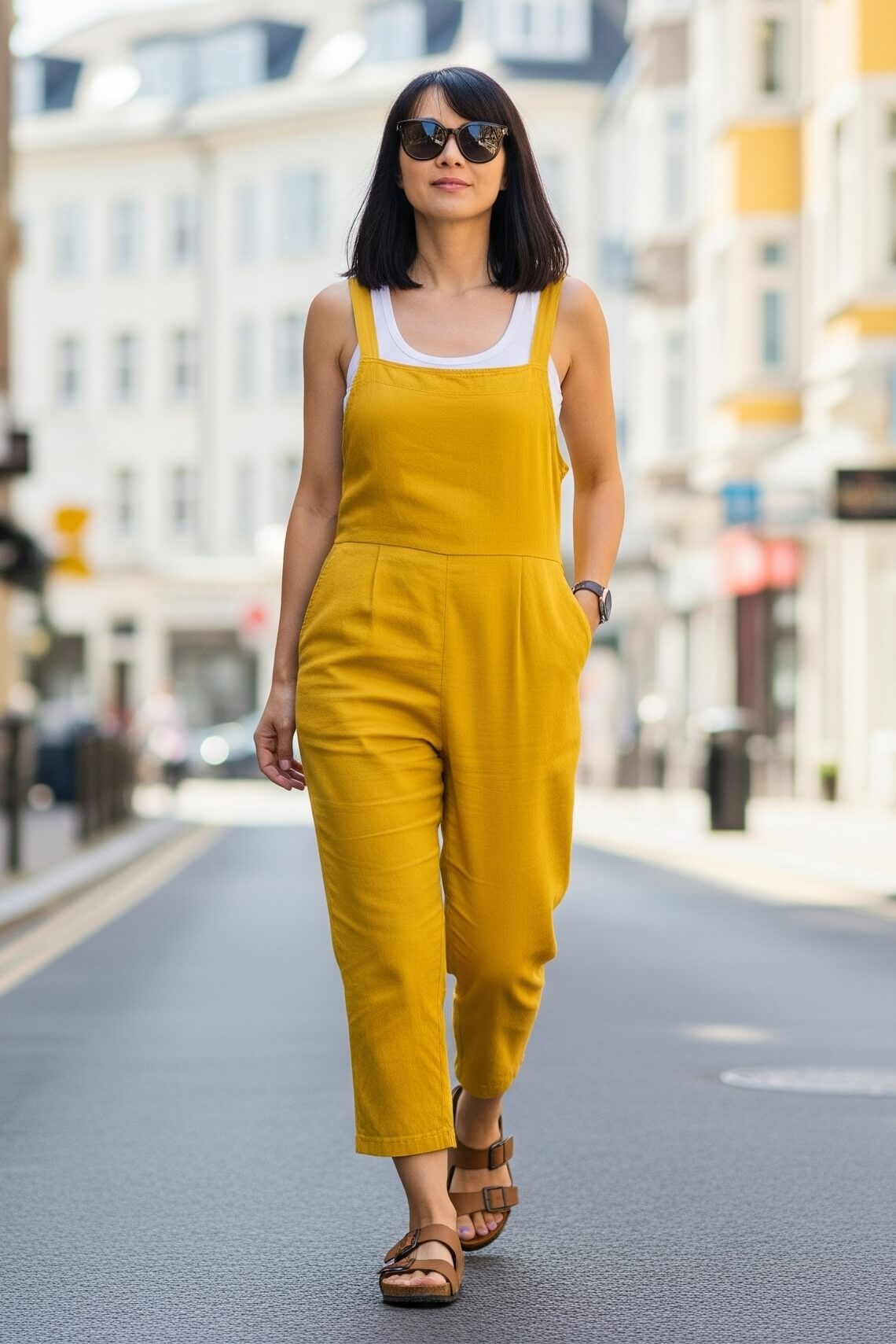 Žena v outfitu