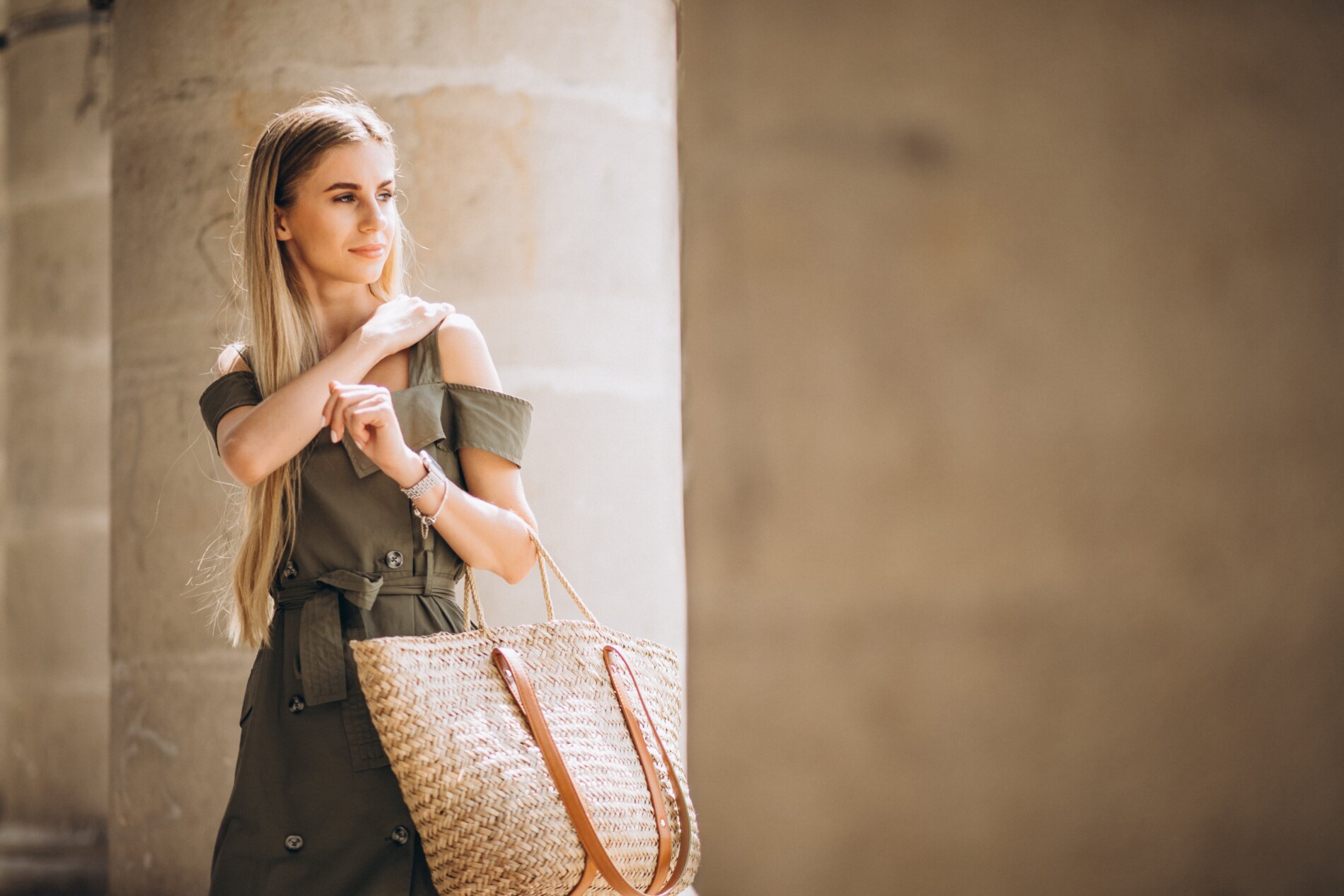 Žena v outfitu