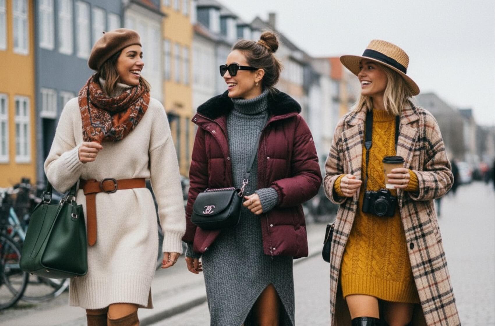 Stylově i během chladných dní: Inspirujte se trendy botami, které můžete obout ke svetrovým šatům