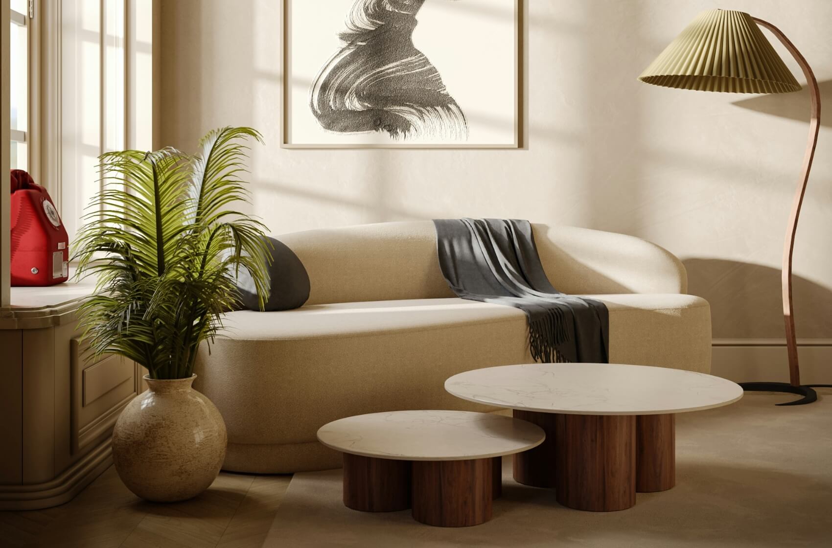 Zapomeňte na sterilní bílou. V moderních interiérech se čím dál více prosazují nové neutrály