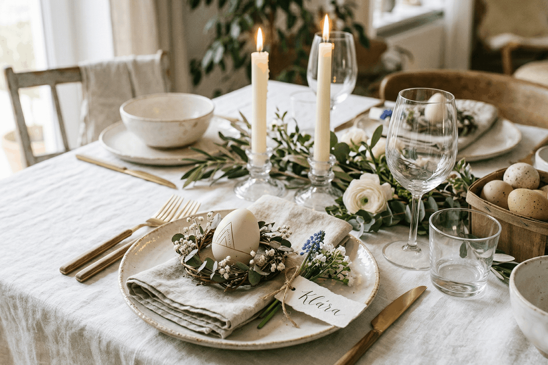 Velikonoční stůl